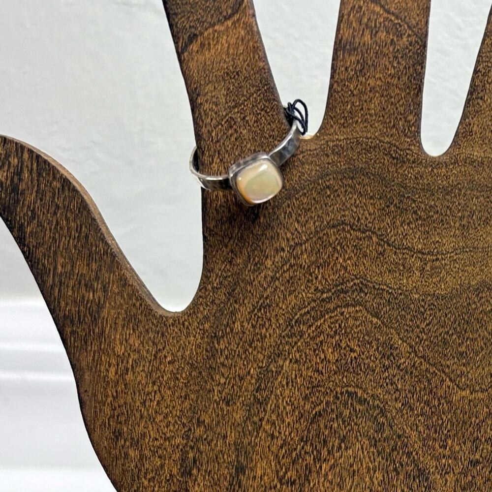 NWT Free Spirit Peyote Bird Sterling Silver Genuine Stone Ring Square size 7